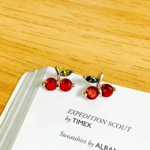 Jewelry - S925 Cherry CZ Stud Earrings